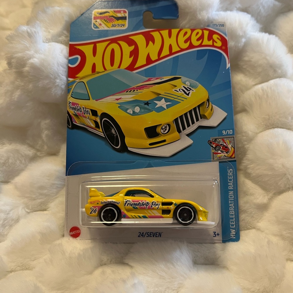 24/Seven Yellow Friendship Day Hot Wheels